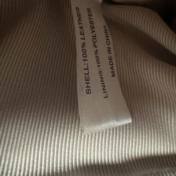 Talbots Copper Leather Shoulder Handbag with Gold Tone Chain Link Strap NYE - Picture 6 of 9